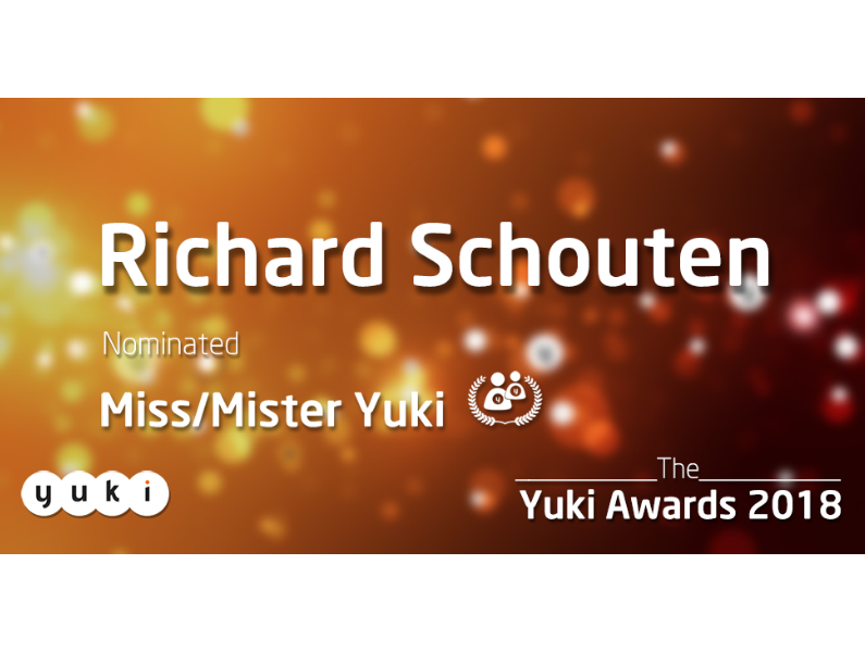 Richard Schouten genomineerd voor 